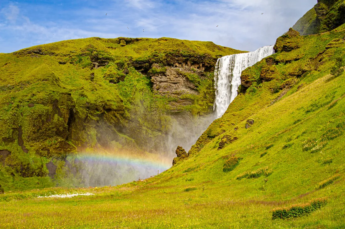Skógafoss-Wasserfall, Island