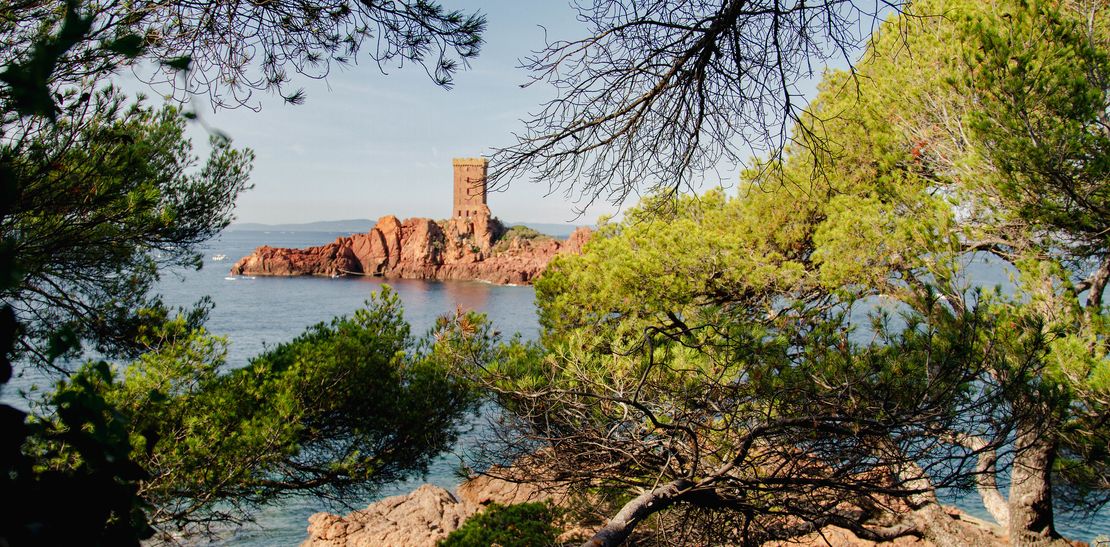 Cap Dramont, Côte d’Azur, Frankreich